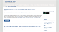 Desktop Screenshot of michaelwdean.com